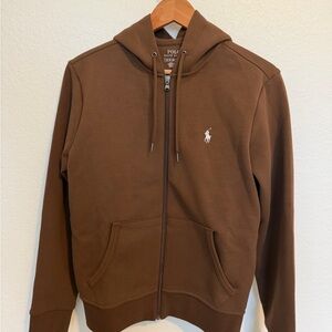 Polo by Ralph Lauren Chocolate Brown Zip-Up Hoodie